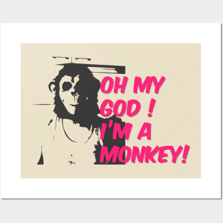 monkey Posters and Art